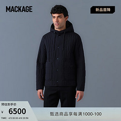 Mackage 复古绗缝系列-男士 MILES保暖羽绒服夹克外套24春夏 黑色 44