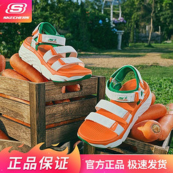 SKECHERS 斯凯奇 春夏凉鞋轻便防滑透气露趾运动风舒适休闲耐磨凉鞋女896132