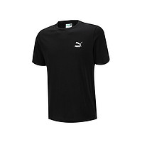 PUMA 彪马 Classics Small Logo Tee 纯色圆领套头运动短袖T恤