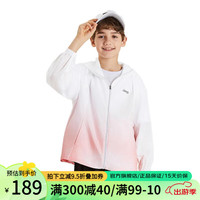 Jeep童装儿童防晒衣2024夏装男女童速干防紫外线皮肤衣防晒服 竹桃粉 140cm