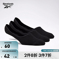 Reebok 锐步 中性运动袜 FQ5313 黑色 19-20 三双装