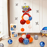 SHICAI 仕彩 奥特曼气球立柱套装儿童宝宝生日周岁派对布置酒店室内场景装饰