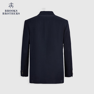 布克兄弟（BrooksBrothers）男士24春夏平驳领绵羊毛西装外套 4004-藏青色 44RG