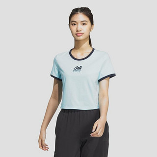 adidas 阿迪达斯 W Logo Tee女士舒适耐磨运动休闲短袖T恤