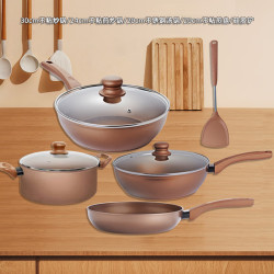 康宁烹饪锅具_visions 康宁 大金锅系列锅具套组 耐用 少油烟 易清洗