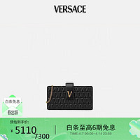 VERSACE 范思哲 女士绗缝皮革斜挎包压花迷你包  礼物