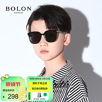 BOLON 暴龙 眼镜儿童青少年青少年方形太阳镜遮阳防晒墨镜男女 BK5011A10