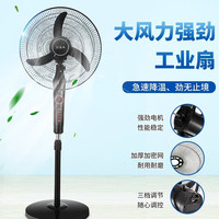 长城 电风扇落地扇家用风扇立式大风力 16寸铝叶摇头定时