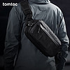 tomtoc 机能斜挎包男士单肩包X-Pac休闲防泼水挎包Switch收纳背包T26 暗影黑 5.5L