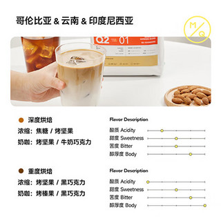 MQ COFFEE 明谦 咖啡豆教父超深烘焙454g意式精品美式黑咖啡拼配咖啡豆