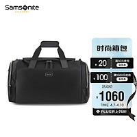 Samsonite 新秀丽 旅行袋斜跨单肩行李袋手提包男女大容量 NO0（黑色、大）