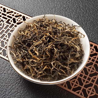 寅伯茶坊英德特产红茶23新茶冬片高香英红九号红茶茶叶礼盒装高档茶叶 英红九号红茶礼罐装120克*1罐