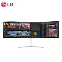 LG 乐金 49WQ95C 49英寸HDR显示器曲面IPS带鱼屏炒股设计绘图带Type-C