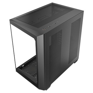 安钛克（Antec)C5  海景房机箱台式主机/ATX/玻璃侧透/双360水冷位/无立柱/ARGB灯条/背插式主板/Type-C