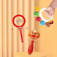 千落 面包超人新生宝宝摇铃沙锤拨浪鼓安抚玩具0-6-12个月婴儿抓握