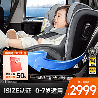 惠尔顿(Welldon)儿童座椅0-7岁I-Size认证车载婴儿宝宝360旋转森林米路联名款 茧之恋-公主粉