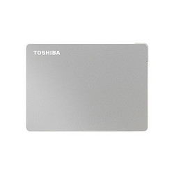 TOSHIBA 东芝 Flex系列 2.5英寸Micro-B移动机械硬盘 USB3.0 2TB 尊贵银