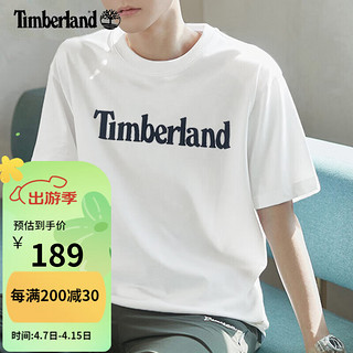 Timberland 短袖男春夏新款城市户外日常舒适休闲透气简约印花T恤A6DN3