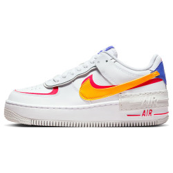 nike耐克板鞋女空军一号af1force1运动鞋dz1847100白黄红355
