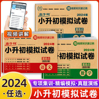 小升初真题卷2024必刷题语文数学英语人教版小学毕业升学招生分班考试模拟试卷六年级下册总复习资料名校冲刺专项训练测试卷全套