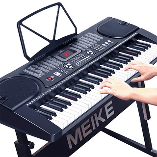 MEIRKERGR 美科 MK-8618 61键多功能智能教学电子琴儿童初学乐器 连接耳机话筒手机pad