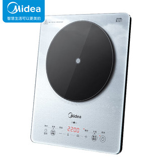 Midea 美的 铂钻系列 家用电磁炉  2200W大功率 电磁灶火锅炉 爆炒电磁炉 定时功能  MC-E22B20