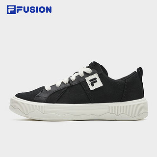 FILA 斐乐 FUSION斐乐潮牌女鞋POP III滑板生活鞋2024夏休闲帆布鞋