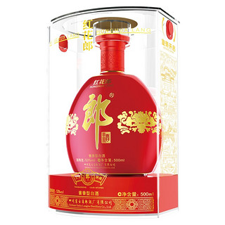 LANGJIU 郎酒 红花郎 红钻 53度 酱香型白酒 500ml