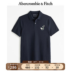 Abercrombie & Fitch 小麋鹿通勤百搭短袖Polo衫 358684-1