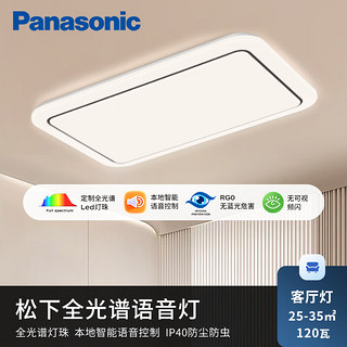 松下（Panasonic）全光谱全屋智能吸顶灯灯具灯饰本地语音两室一厅套装