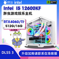 百亿补贴：GAINWARD 耕升 胖虫Intel  I5 12600KF搭载RTX4060/TI游戏diy组装机台式电脑