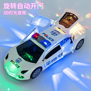 奇森 万向旋转音乐速度警车