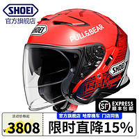 SHOEI日本J-CRUISE 2夏季摩托车头盔3/4盔男女双镜踏板车防雾四分之三 MARQUEZ6_TC-1 XL(61-62cm)