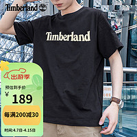 Timberland T恤男春夏新款城市户外徒步登山舒适透气简约宽松短袖A6DN3