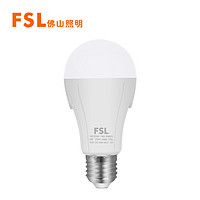 FSL 佛山照明 FLS）LED灯泡声光控感应球泡节能灯雷达光源智能声控灯泡E27螺口5W白光（6500K）