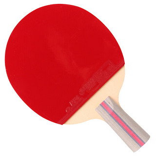 红双喜三星直拍对拍乒乓球拍套装五层底板H3006双拍附球包乒乓球 三星直拍（套装）