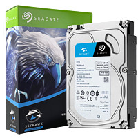 SEAGATE 希捷 监控硬盘8TB 256MB  SATA 垂直 机械 PMR CMR 希捷酷鹰SkyHawk ST8000VX010