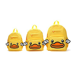 B.Duck 小黄鸭儿童书包 幼儿包双肩包卡通时尚萌鸭背包 BD11A7705黄色M