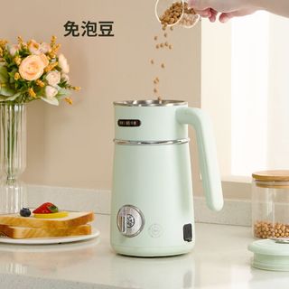 MELING 美菱 MeiLing）豆浆机加热家用全自动多功能家用多功能可预约榨汁机料理机破壁机搅拌机 粉色