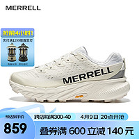 迈乐（Merrell）户外男女款AGILITY5越野跑鞋抓地减震轻量舒适防滑耐磨潮流越野鞋 J068094白AGPK-5(女) 37