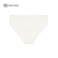 NEIWAI内外中高腰内裤日常简约精致女士三角裤柔软亲肤舒适 星白色 XL