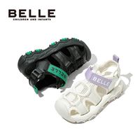 BeLLE 百丽 儿童包头凉鞋男女童软底防滑轻便休闲百搭户外运动沙滩凉鞋