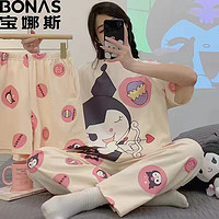 BONAS 宝娜斯 女士睡衣家居服 三件套（多色可选）