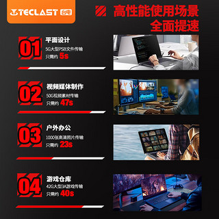 台电（TECLAST）256GB USB3.2 固态U盘 读速1050MB/s 高速办公大容量车载u盘 电脑移动硬盘系统优盘