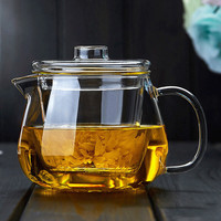 WINTERPALACE 高硼硅玻璃茶壶可明火茶具泡果茶的水壶耐高温大容量超大
