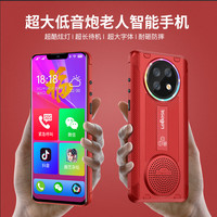 百事乐(LEBEST)L22Pro长续航智能手机三防老人老年机大屏百元备用大字大声大屏3D语音播报 128GB玫瑰红