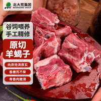 大荒优选 羊蝎子冷冻羊脊骨肉火锅食材新鲜速冻1kg新鲜冷冻羊肉脊骨