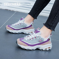 SKECHERS 斯凯奇 女鞋2024春季新款休闲运动鞋熊猫鞋厚底增高老爹鞋