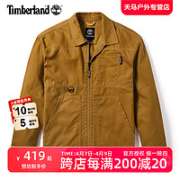 Timberland 外套男装春夏款户外运动上衣宽松翻领工装教练夹克A2ADD