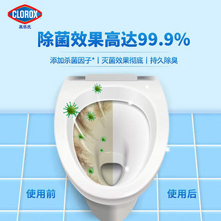 clorox 高乐氏 洁厕宝 马桶去异味神器  99.9%强力除菌除垢 可用三个月 100g*2